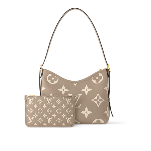 Sac CarryAll PM Cuir Monogram Empreinte Bicolore Femme Sacs à main Sacs à main | LOUIS VUITTON (Zoom produit)