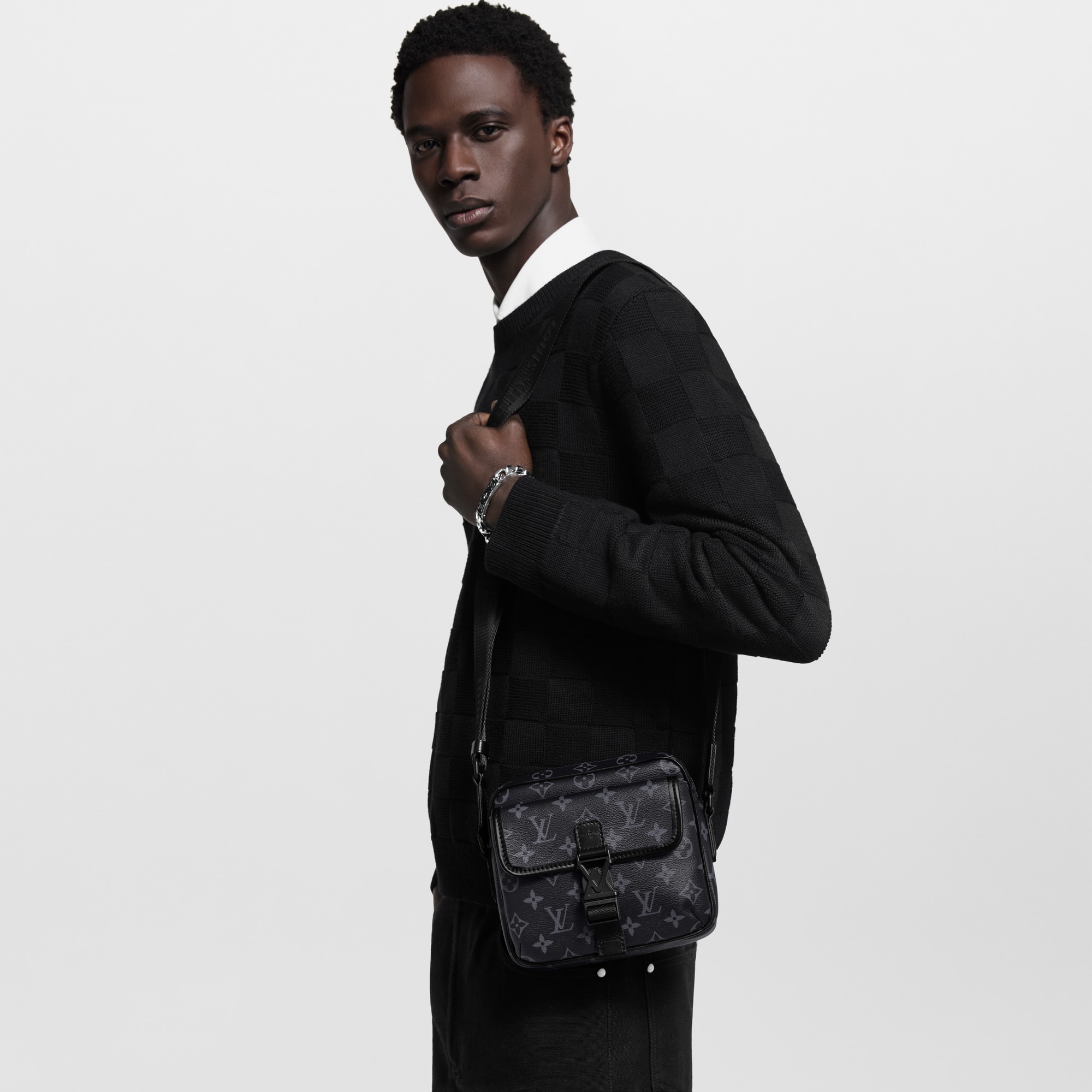 Sac Getaway Messenger Monogram Eclipse Sacs de luxe Homme