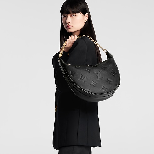 Sac hobo Loop Cuir Monogram Empreinte Cadeaux Cadeaux Fête des Mères } | LOUIS VUITTON (Zoom produit)