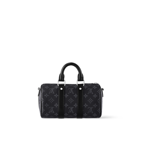 Sac Keepall Bandoulière 25 Monogram Eclipse Homme Sacs Toutes les collections | LOUIS VUITTON (Zoom produit)