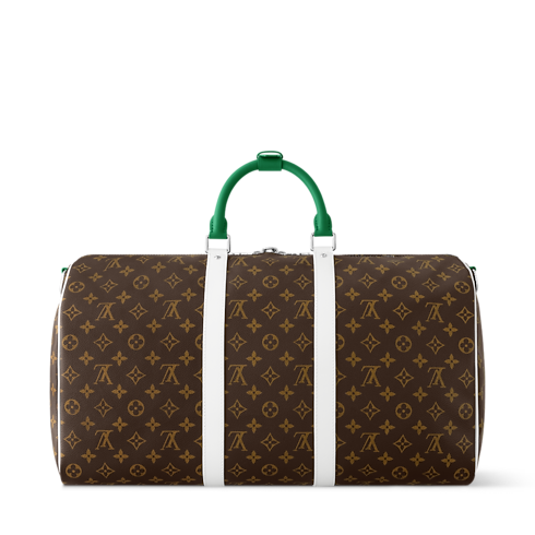 Sac Keepall Bandoulière 50 Toile Monogram Macassar Sacs et Petite Maroquinerie Sacs Homme Icônes LV | LOUIS VUITTON (Zoom produit)