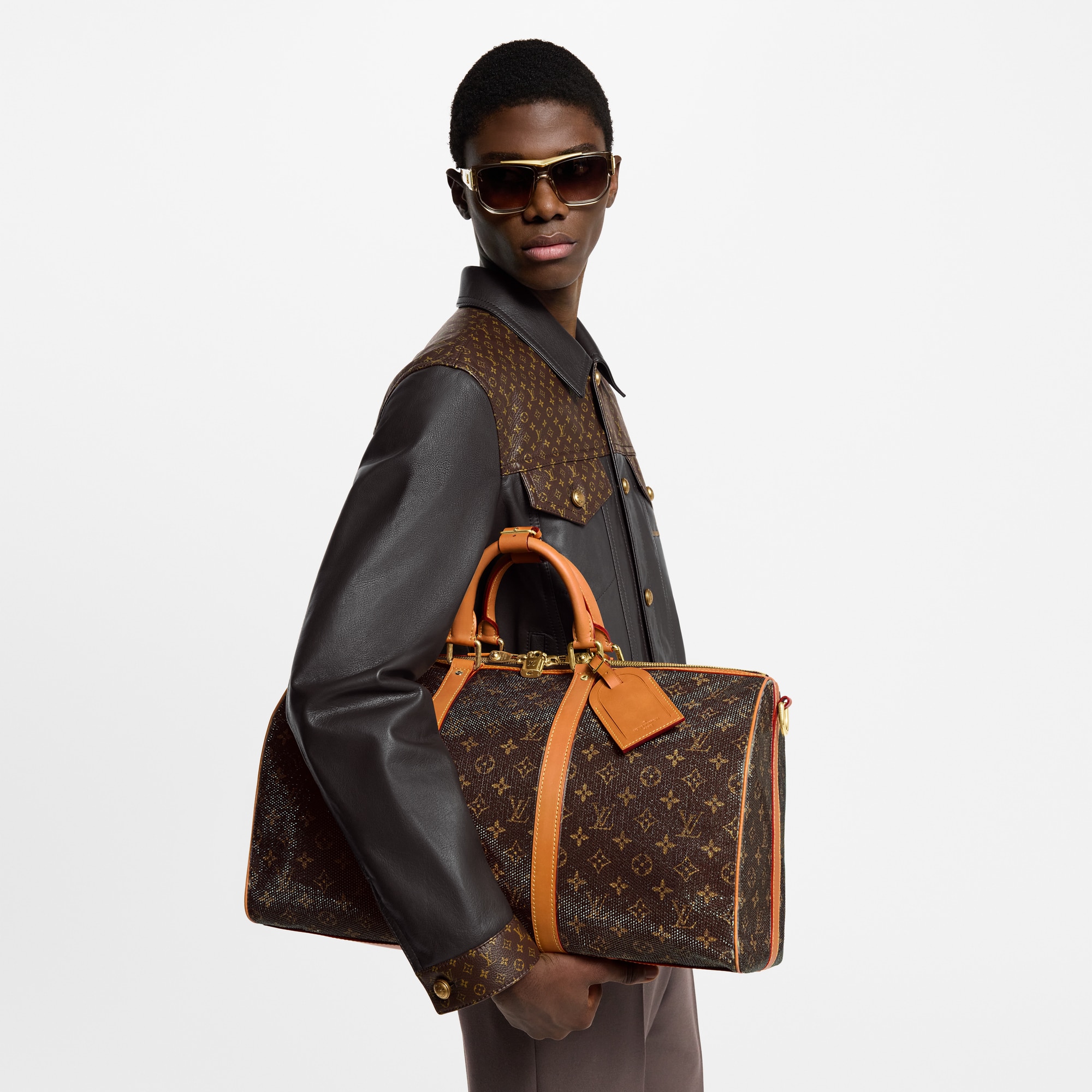 Sac Keepall Bandoulière 50 Autres Monogram Sacs et Petite Maroquinerie Sacs Homme Icônes LV | LOUIS VUITTON (Zoom produit)