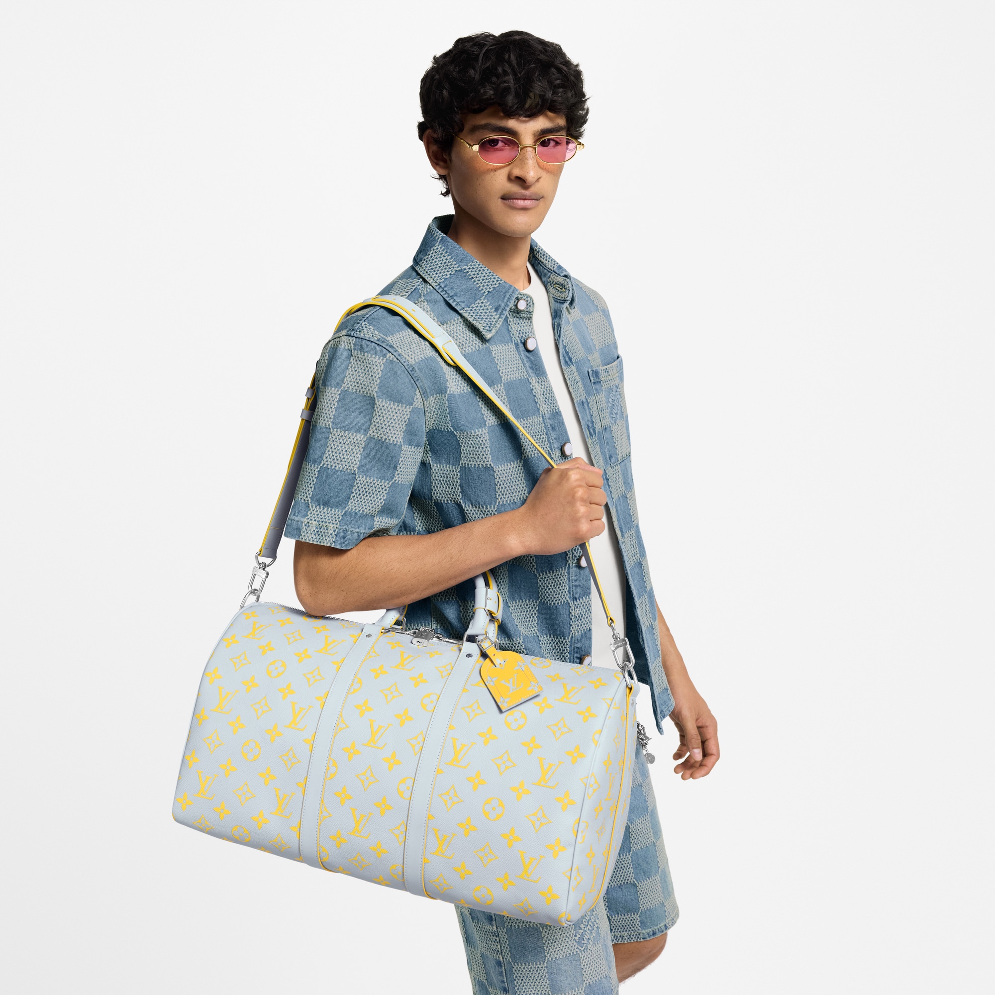 Sac Keepall Bandoulière 50 Autres Monogram Sacs et Petite Maroquinerie Sacs Homme Icônes LV | LOUIS VUITTON (Zoom produit)