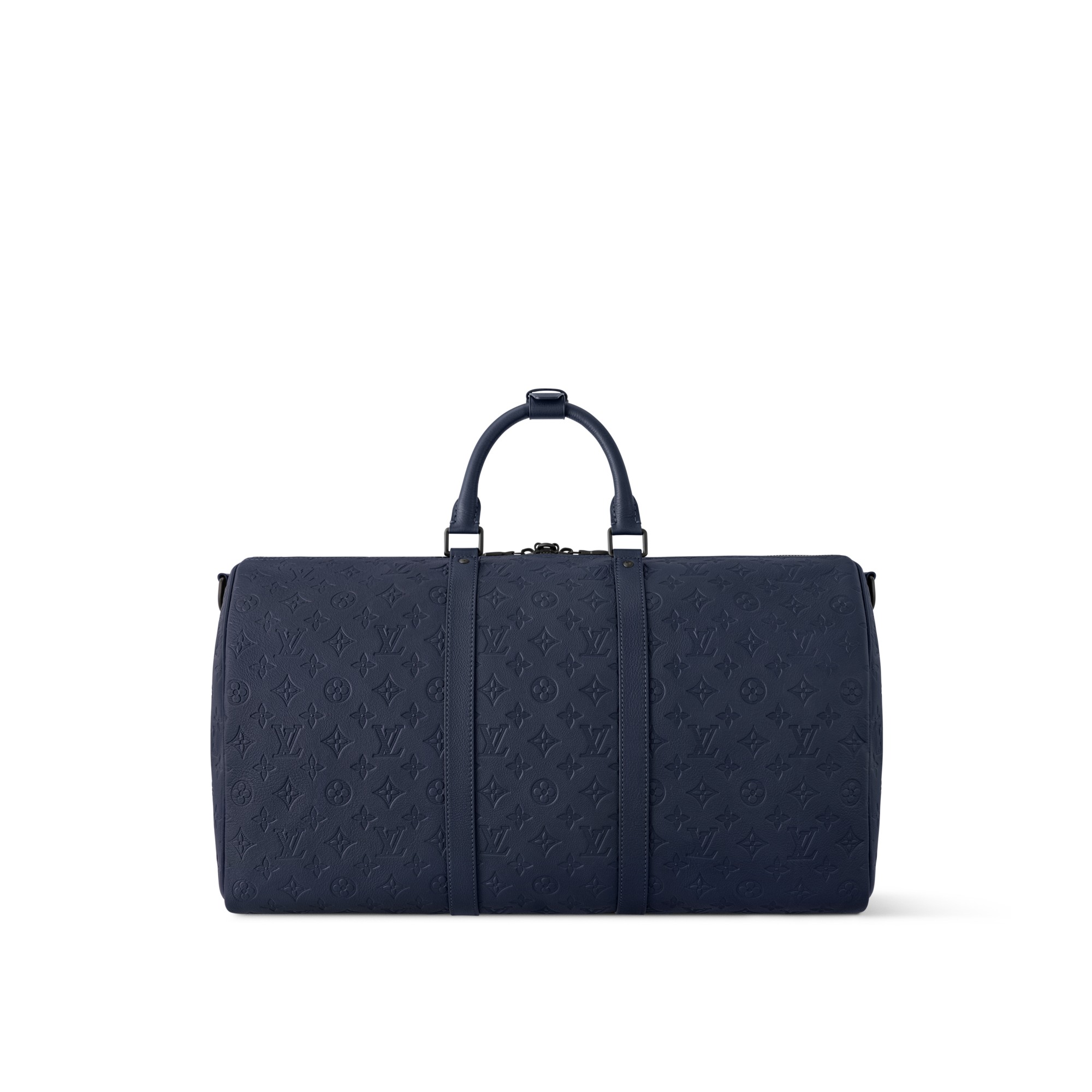 Sac Keepall Bandoulière 50 Monogram Shadow Sacs et Petite Maroquinerie Sacs Homme Icônes LV | LOUIS VUITTON (Zoom produit)