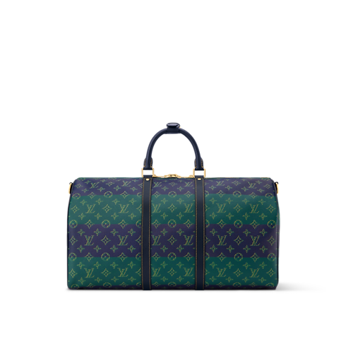 Sac Keepall Bandoulière 50 Monogram Heritage Homme Voyage Bagages roulants | LOUIS VUITTON (Zoom produit)