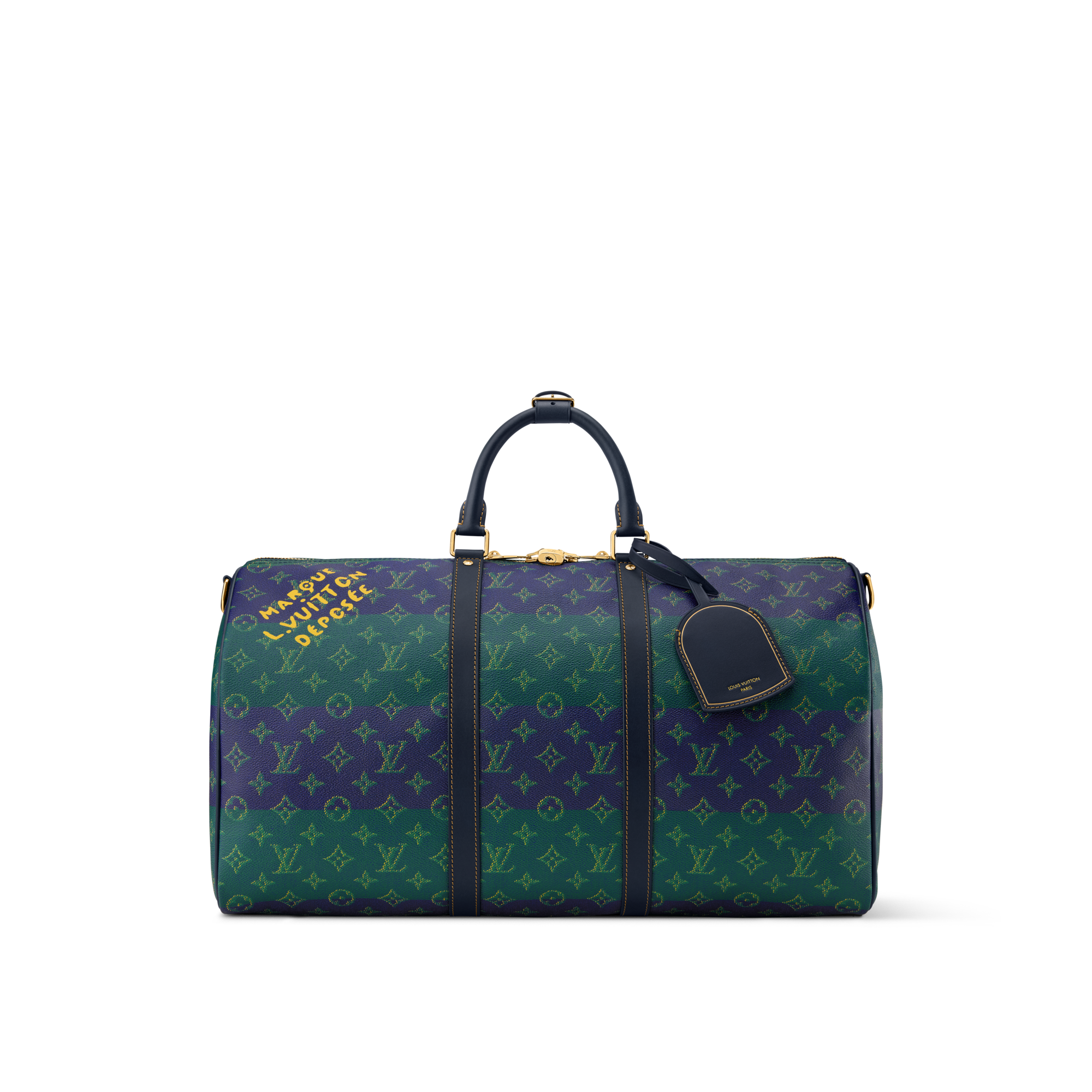 Sac Keepall Bandoulière 50 Monogram Heritage Homme Voyage Bagages roulants | LOUIS VUITTON (Zoom produit)