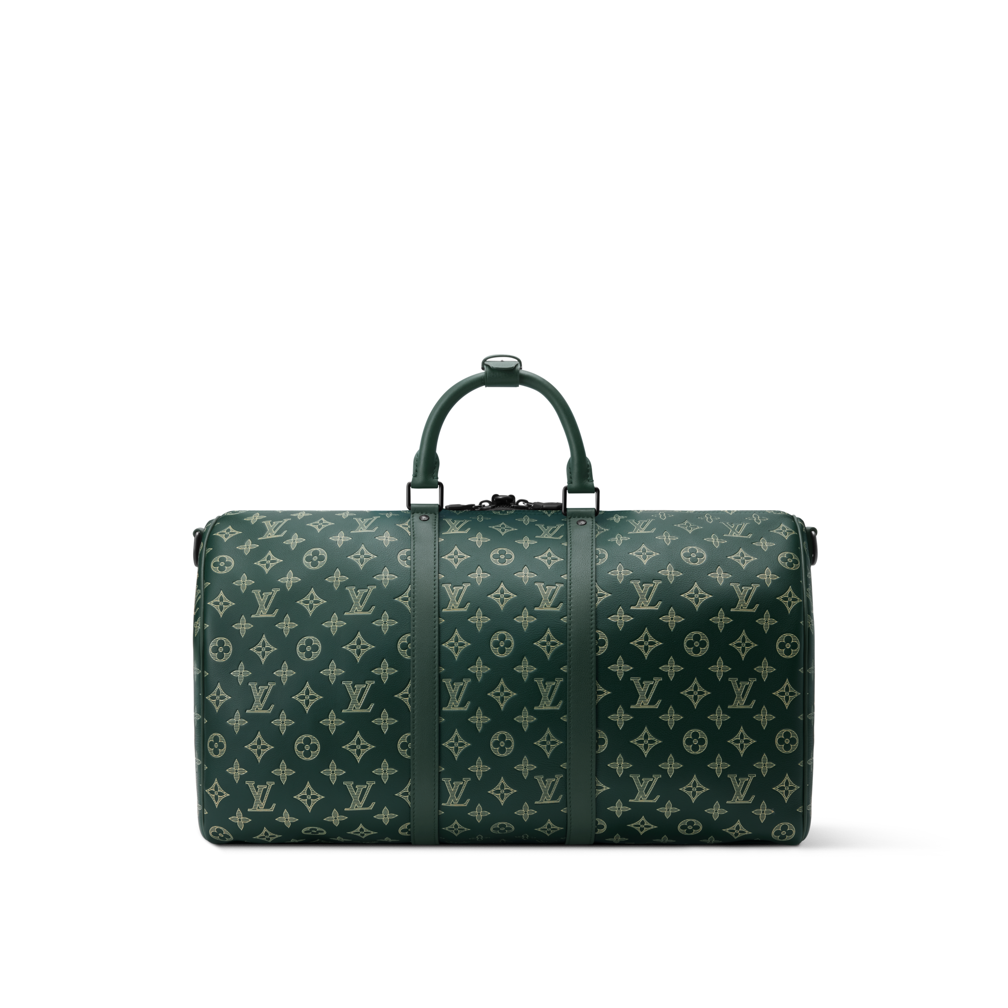 Sac Keepall Bandoulière 50 Monogram Shadow Sacs et Petite Maroquinerie Sacs Homme Icônes LV | LOUIS VUITTON (Zoom produit)
