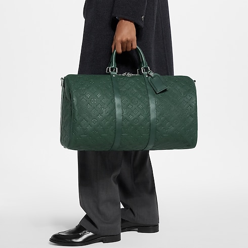 Sac Keepall Bandoulière 50 Taurillon Monogram Homme Voyage Sacs de voyage | LOUIS VUITTON (Zoom produit)
