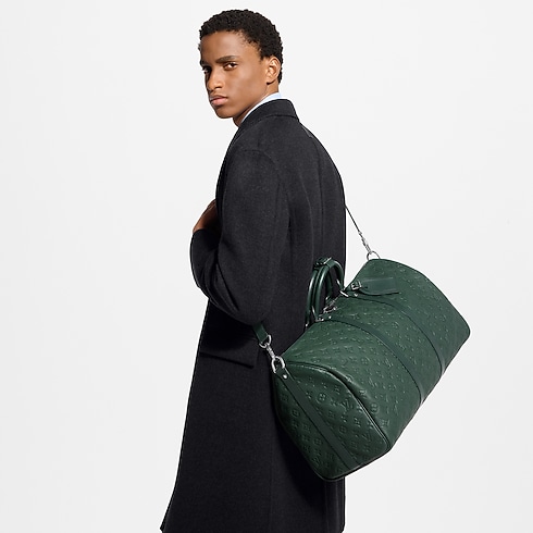 Sac Keepall Bandoulière 50 Taurillon Monogram Homme Voyage Sacs de voyage | LOUIS VUITTON (Zoom produit)
