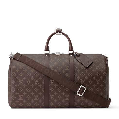 Sac Keepall Bandoulière 50 Monogram Shadow Malles et Voyage Sacs de Voyage Tous les Sacs de Voyage | LOUIS VUITTON (Zoom produit)