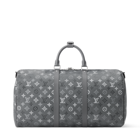 Sac Keepall Bandoulière 50 Monogram Shadow Malles et Voyage Sacs de Voyage Tous les Sacs de Voyage | LOUIS VUITTON (Zoom produit)