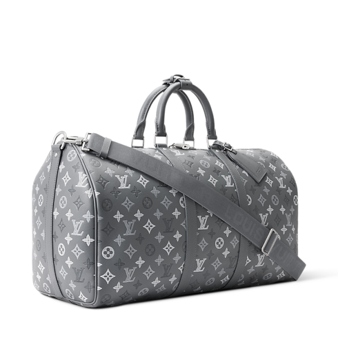 Sac Keepall Bandoulière 50 Monogram Shadow Malles et Voyage Sacs de Voyage Tous les Sacs de Voyage | LOUIS VUITTON (Zoom produit)