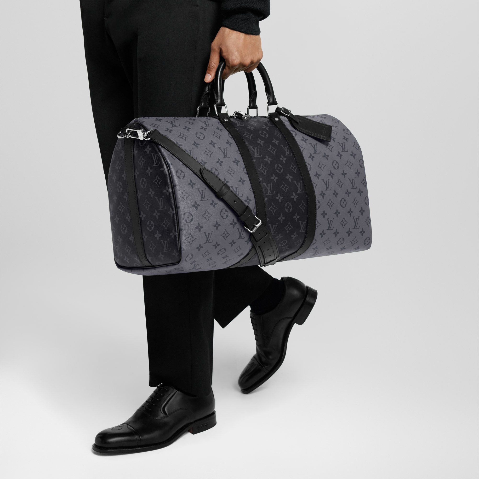 Sac Keepall Bandoulière 50 Toile Monogram Éclipse Homme Voyage Sacs de voyage | LOUIS VUITTON (Zoom produit)