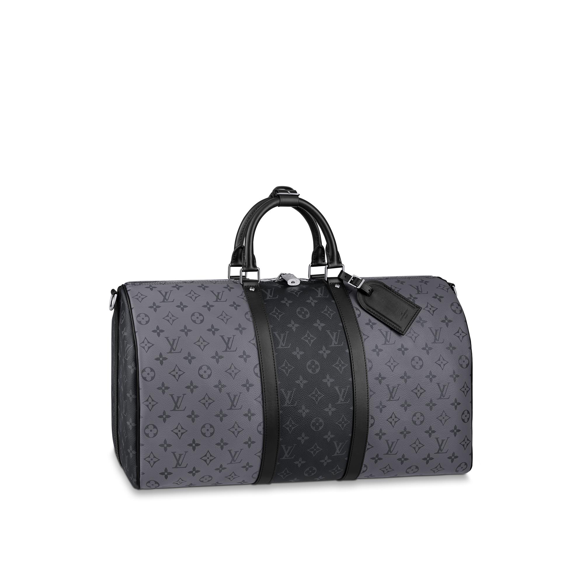 Sac Keepall Bandoulière 50 Toile Monogram Éclipse Homme Voyage Sacs de voyage | LOUIS VUITTON (Zoom produit)