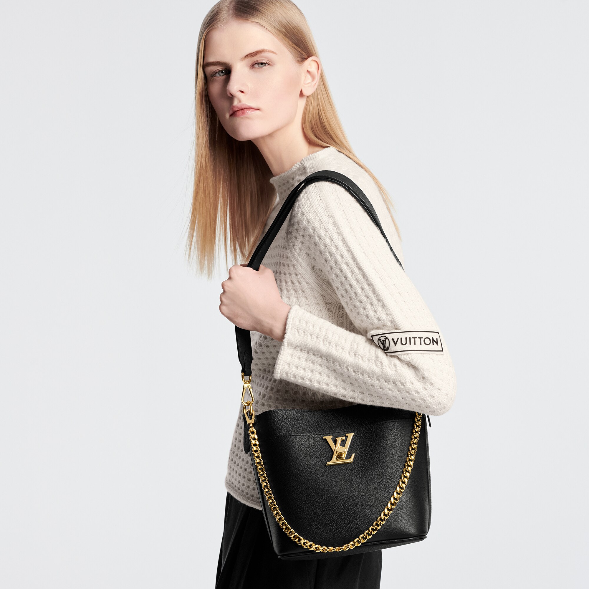 Sac Lock and Walk Cuir Lockme Sacs à main de luxe Femme M24006