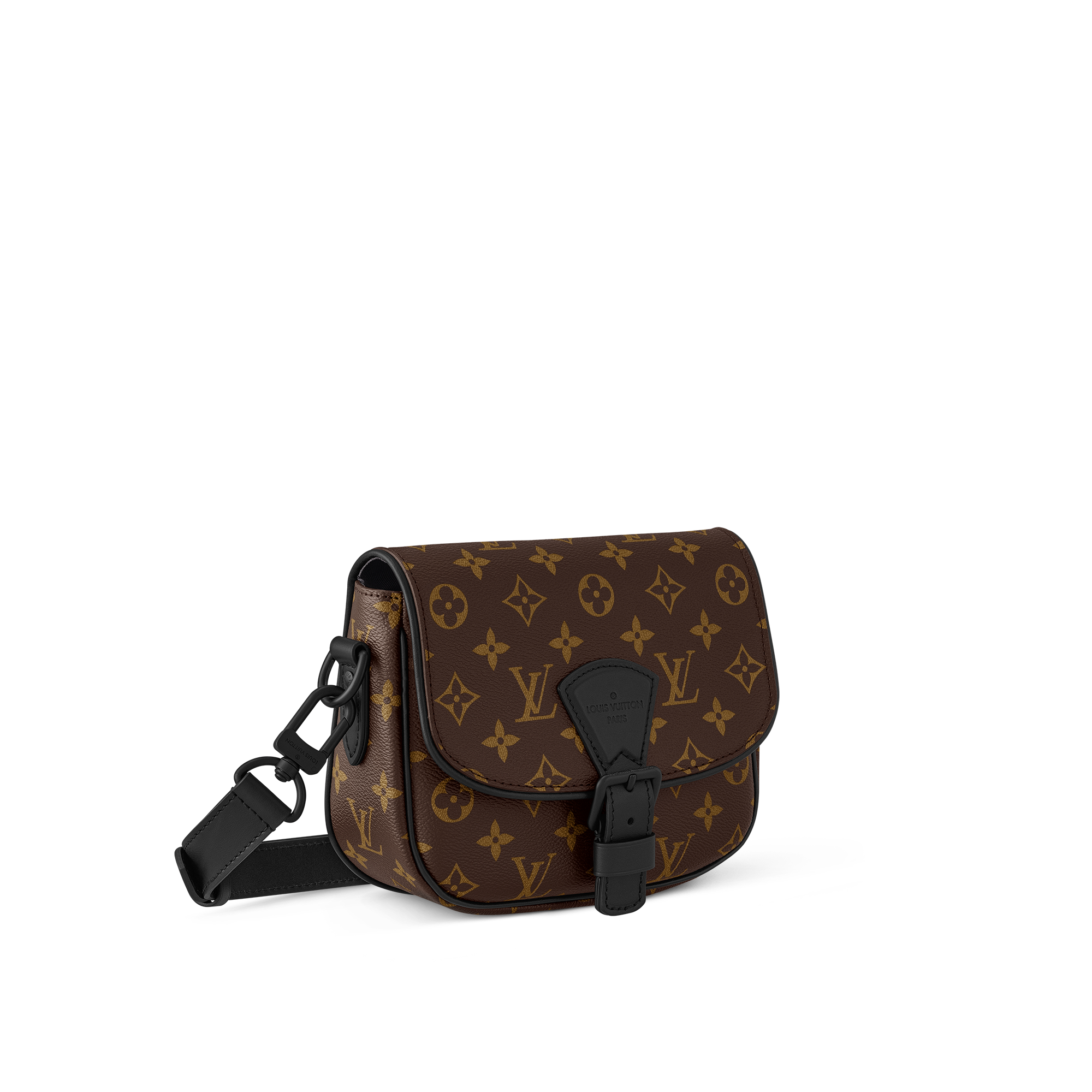 Sac Montsouris Messenger PM Toile Monogram Macassar Homme Sacs Toutes les collections | LOUIS VUITTON (Zoom produit)
