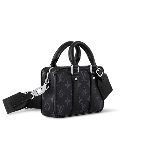 Sac Nano Porte Documents Voyage Monogram Eclipse Homme Sacs Toutes les collections | LOUIS VUITTON (Zoom produit)