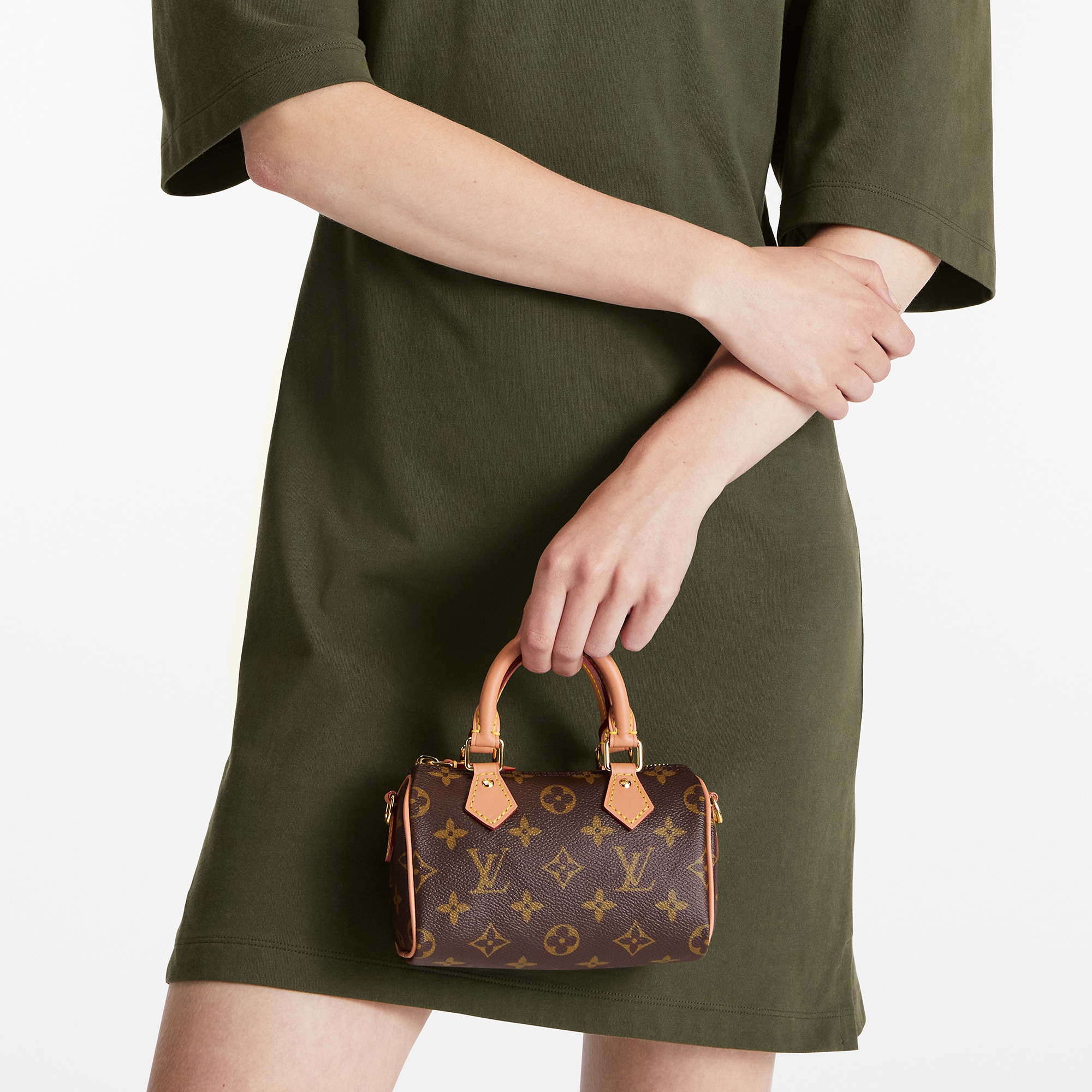 Sac Nano Speedy Toile Monogram Femme Sacs à main Sacs à main | LOUIS VUITTON (Zoom produit)