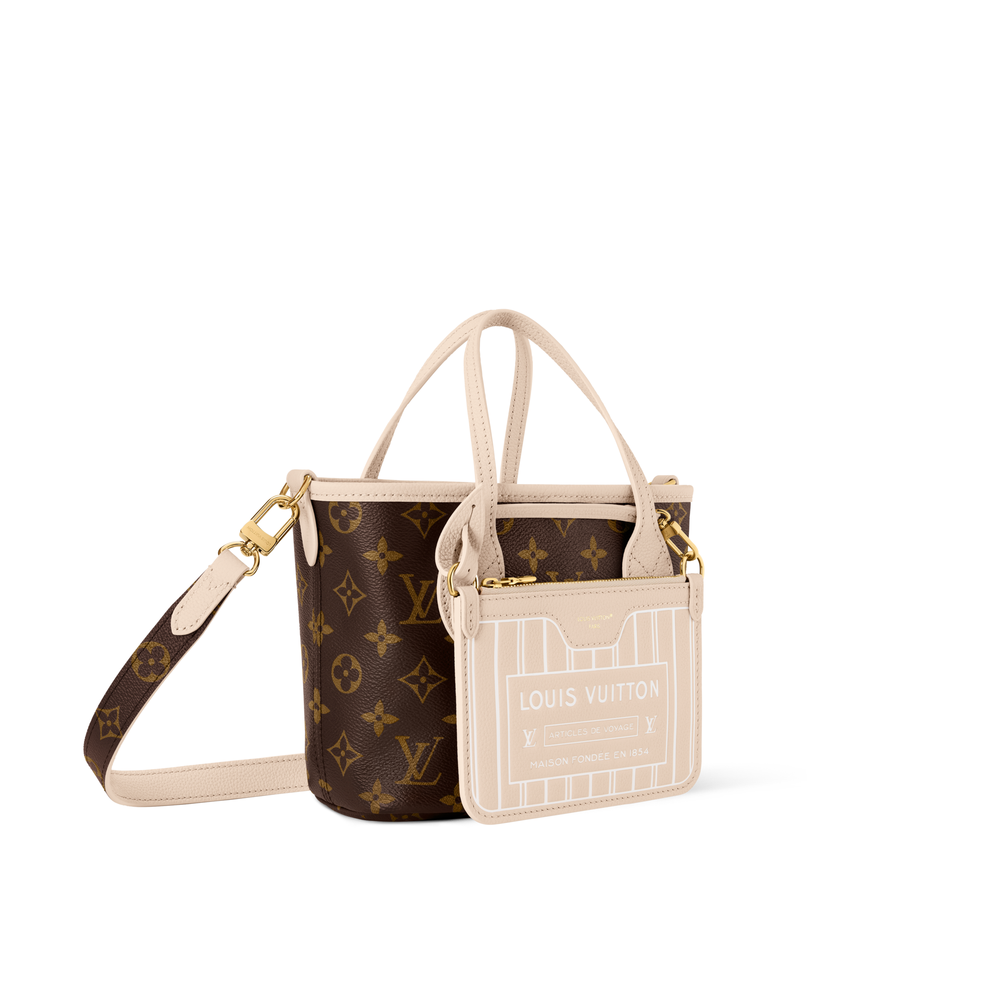 Sac Neverfull Inside Out BB  Sacs et Petite Maroquinerie Sacs Femme Sacs Iconiques | LOUIS VUITTON (Zoom produit)
