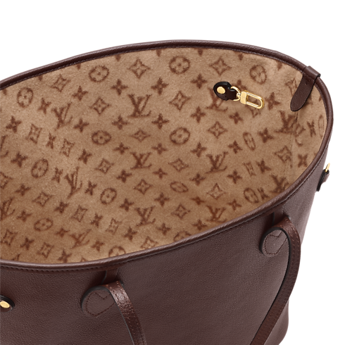 Sac Neverfull Inside Out MM Cuir Minigram Femme Nouveautés Femme } | LOUIS VUITTON (Zoom produit)