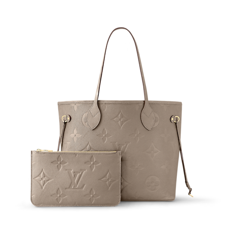 Sac Neverfull MM Cuir Monogram Empreinte Femme Sacs à main Sacs à main | LOUIS VUITTON (Zoom produit)