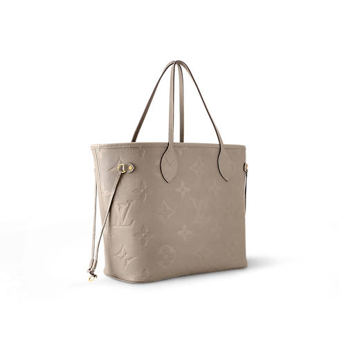 Sac Neverfull MM Cuir Monogram Empreinte Femme Sacs à main Sacs à main | LOUIS VUITTON (Zoom produit)