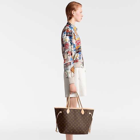 Sac Neverfull MM Toile Monogram Femme Sacs à main Sacs à main | LOUIS VUITTON (Zoom produit)