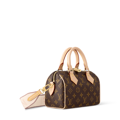 Sac Speedy Bandoulière 20 Toile Monogram Cadeaux Cadeaux pour Elle } | LOUIS VUITTON (Zoom produit)