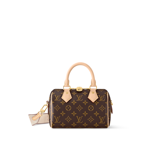 Sac Speedy Bandoulière 20 Toile Monogram Cadeaux Cadeaux pour Elle } | LOUIS VUITTON (Zoom produit)