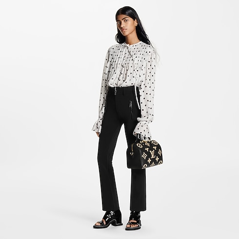 Sac Speedy Bandoulière 25 Cuir Monogram Empreinte Bicolore Femme Sacs à main Sacs à main | LOUIS VUITTON (Zoom produit)