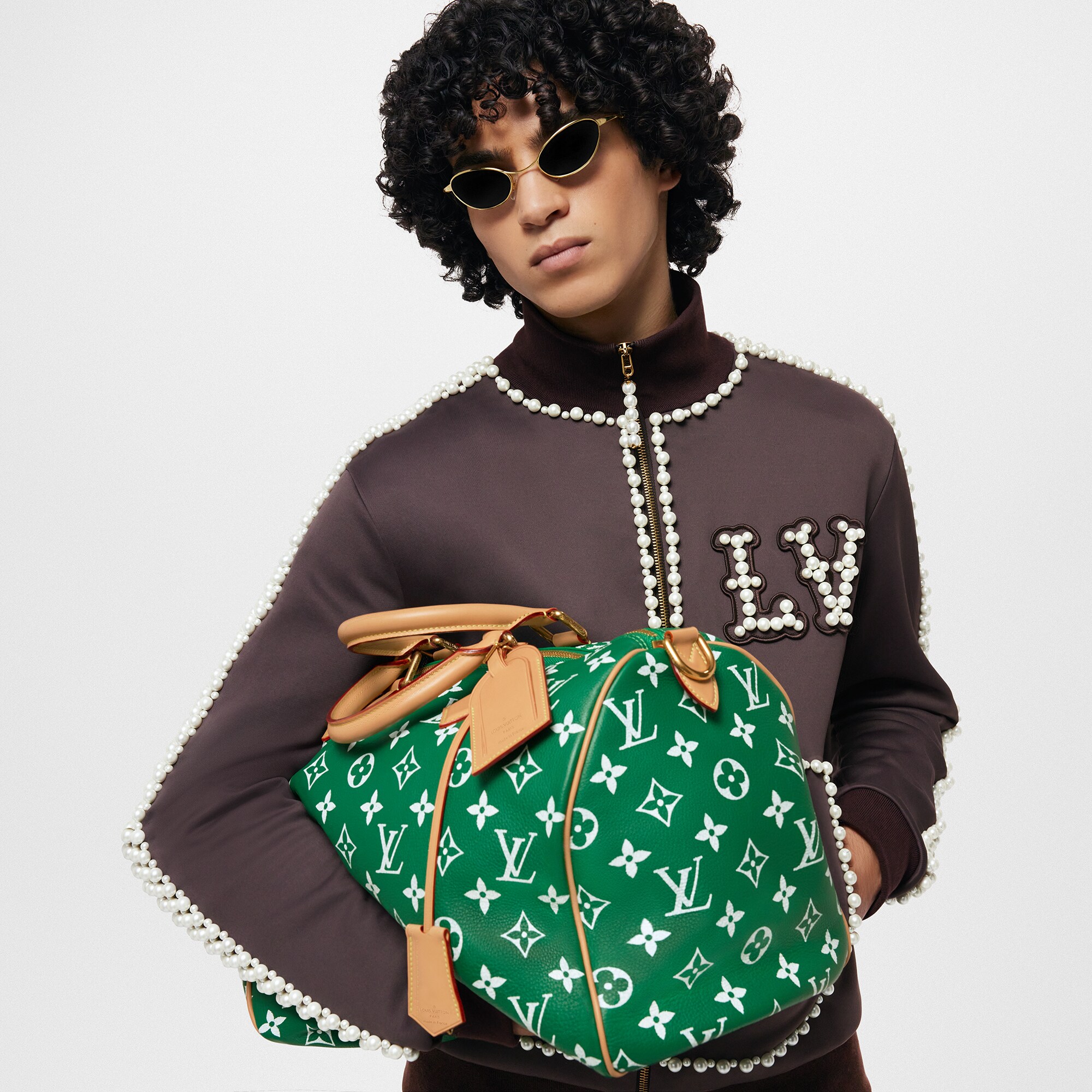 Sac Speedy P9 Bandoulière 50 H40 Les Extraordinaires Maroquinerie et voyage Speedy P9 | LOUIS VUITTON (Zoom produit)