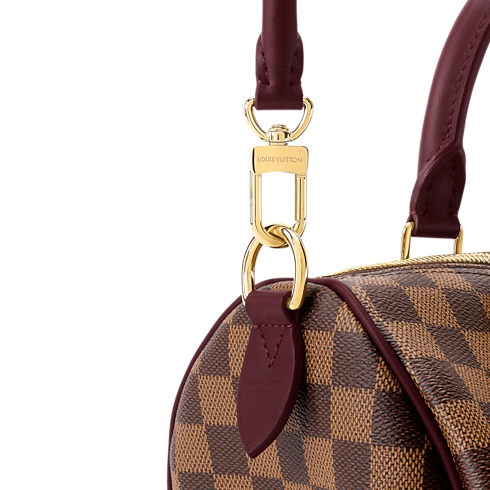 Sac Speedy Soft 25 Low Key Toile Damier Ébène Femme Sacs à main Sacs à main | LOUIS VUITTON (Zoom produit)