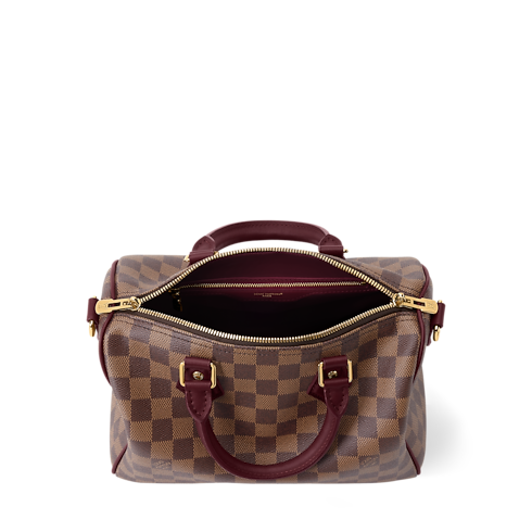 Sac Speedy Soft 25 Low Key Toile Damier Ébène Femme Sacs à main Sacs à main | LOUIS VUITTON (Zoom produit)