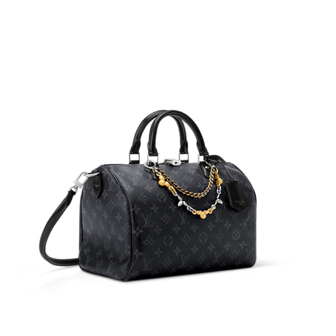 Sac Speedy Soft 30 Monogram Eclipse Sacs et Petite Maroquinerie Sacs Femme Sacs Iconiques | LOUIS VUITTON (Zoom produit)