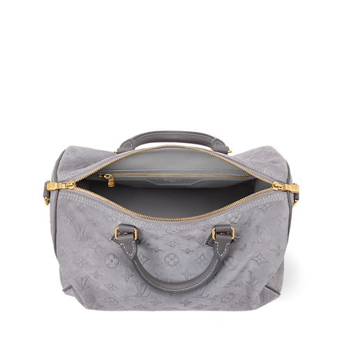 Sac Speedy Soft 30 Cuir Monogram Empreinte Femme Sacs à main Sacs à main | LOUIS VUITTON (Zoom produit)