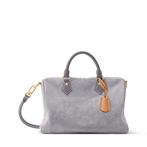 Sac Speedy Soft 30 Cuir Monogram Empreinte Femme Sacs à main Sacs à main | LOUIS VUITTON (Zoom produit)