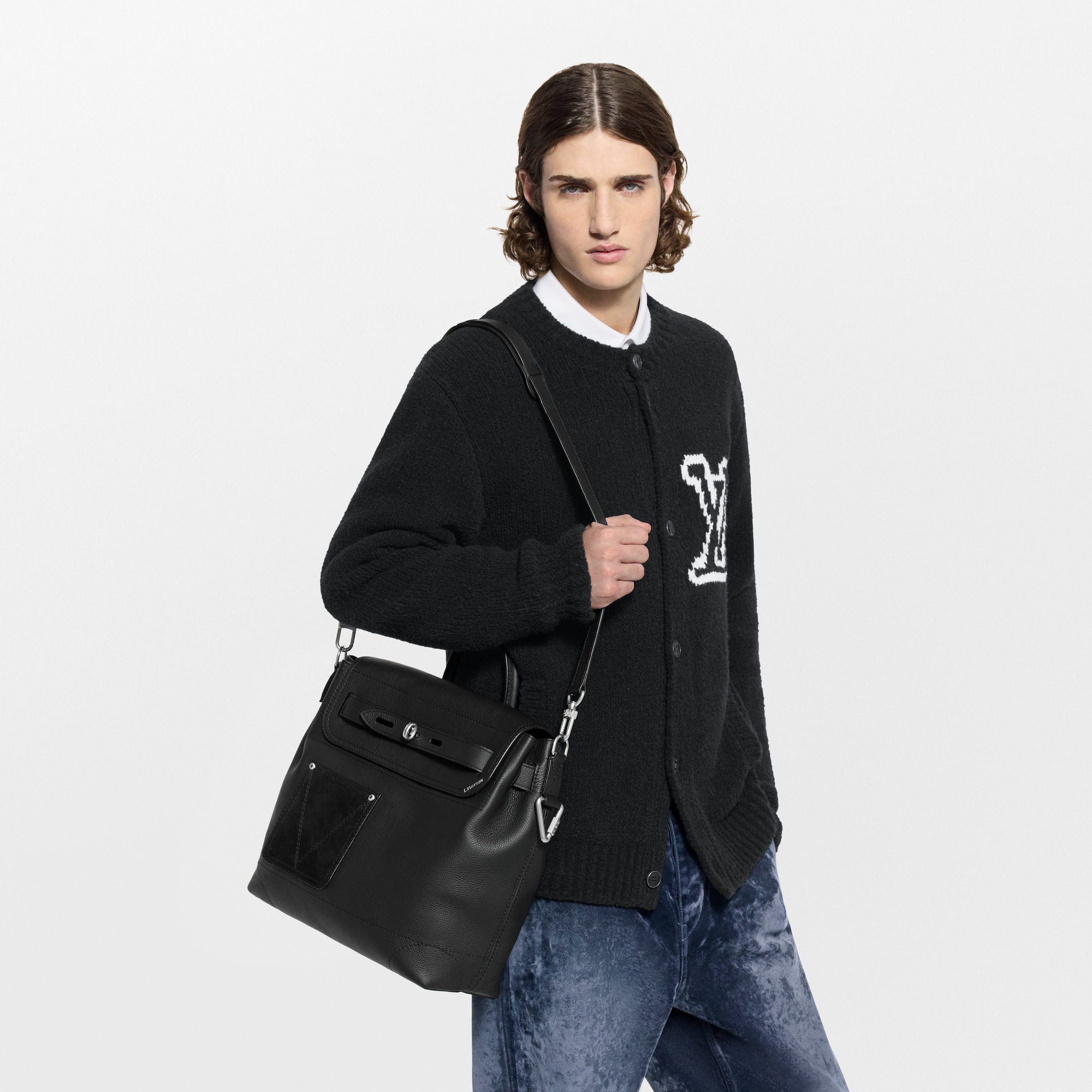 Sac Steamer 30 H38 Sacs et Petite Maroquinerie Sacs Homme Icônes LV | LOUIS VUITTON (Zoom produit)