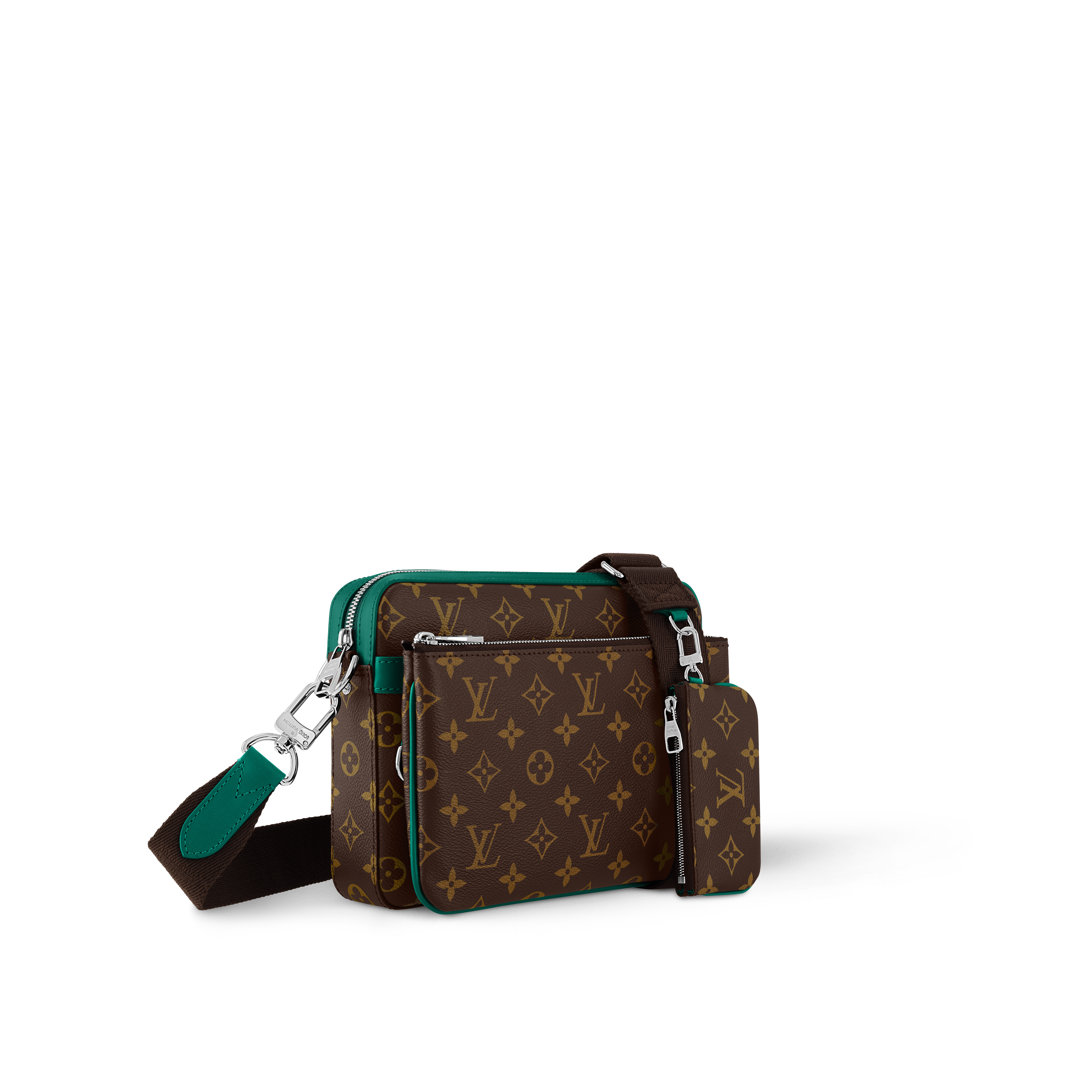 Sac Trio Messenger Toile Monogram Macassar Sacs et Petite Maroquinerie Sacs Homme Nouveautés | LOUIS VUITTON (Zoom produit)