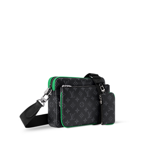 Sac Trio Messenger Monogram Eclipse Sacs et Petite Maroquinerie Sacs Homme Nouveautés | LOUIS VUITTON (Zoom produit)