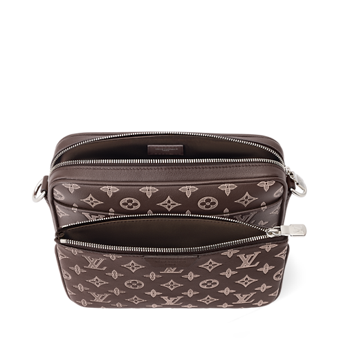Sac Trio Messenger Monogram Shadow Homme Sacs Tous les sacs | LOUIS VUITTON (Zoom produit)
