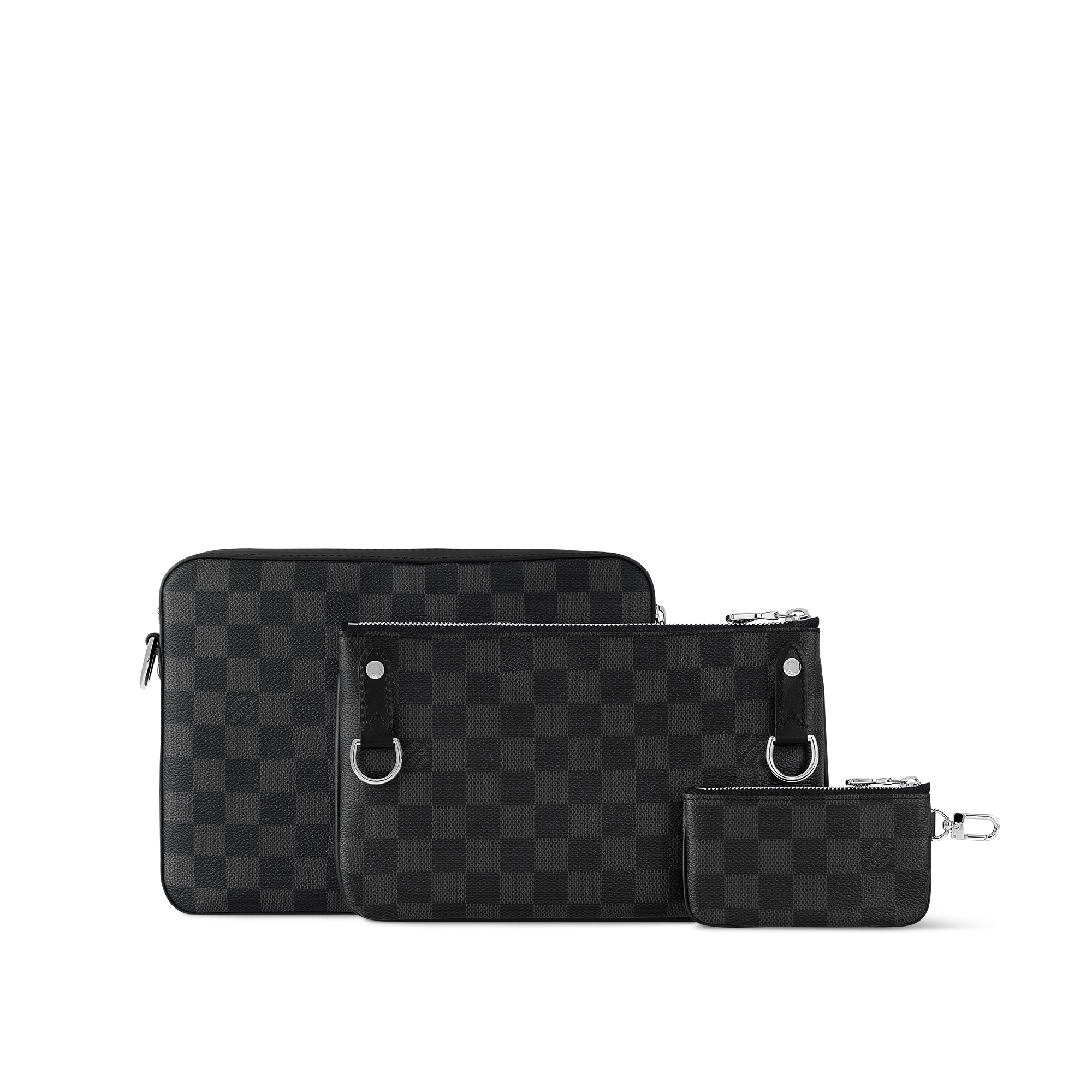 Sac Trio Messenger Toile Damier Graphite Homme Sacs Toutes les collections | LOUIS VUITTON (Zoom produit)