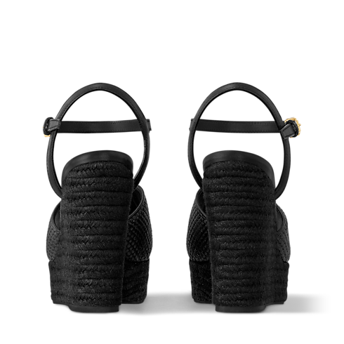 Sandale compensée LV Mare Femme Souliers Sandales et espadrilles | LOUIS VUITTON (Zoom produit)