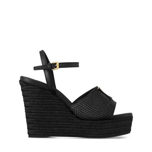 Sandale compensée LV Mare Femme Souliers Sandales et espadrilles | LOUIS VUITTON (Zoom produit)