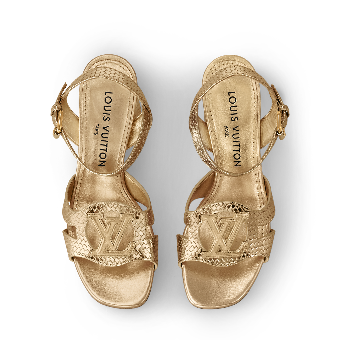 Mules Sandales Femme En Cuir - Marque A.Bocca - Talon Bas Or Violet - Taille 40 - Italie - Luxe