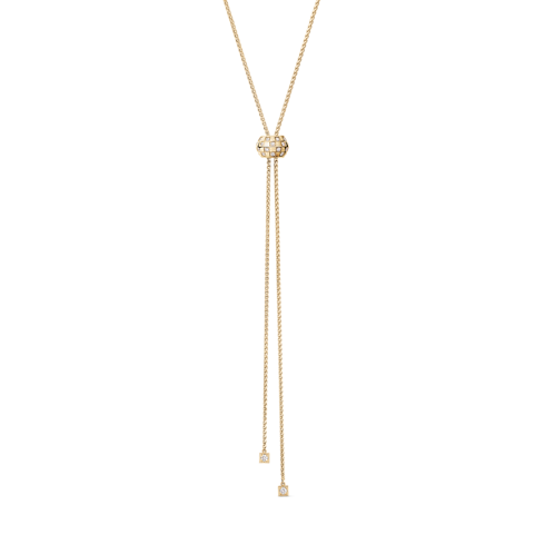 Sautoir pendentif Le Damier de Louis Vuitton, or jaune et diamants Joaillerie Catégories Colliers et pendentifs | LOUIS VUITTON (Zoom produit)
