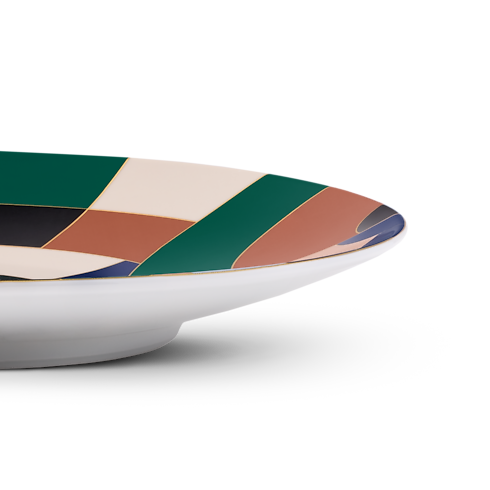 Set de 2 assiettes à dessert Illusion Malles, Voyage et Maison Maison et Art de la Table Art de la table | LOUIS VUITTON (Zoom produit)
