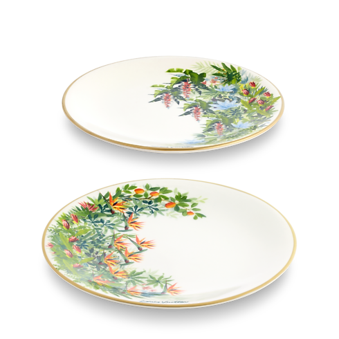 Set de 2 assiettes à pain Tropical Jungle Malles, Voyage et Maison Maison et Art de la Table Art de la table | LOUIS VUITTON (Zoom produit)