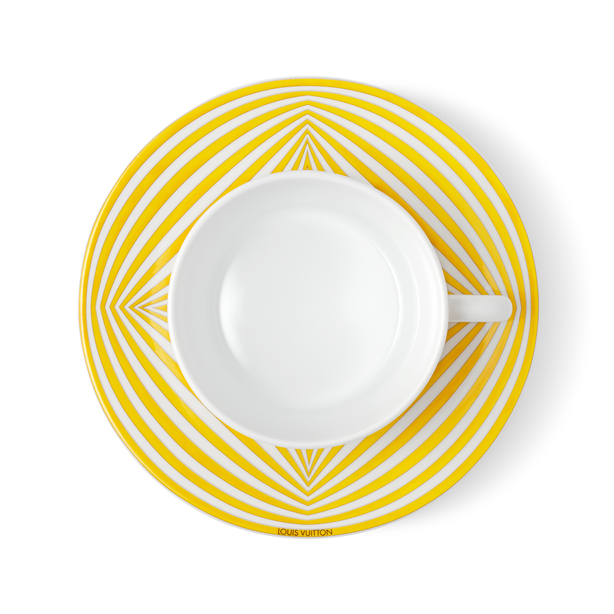 Set de 2 tasses à thé et soucoupes Dolce Vita  Malles, Voyage et Maison Maison et Art de la Table Art de la table | LOUIS VUITTON (Zoom produit)