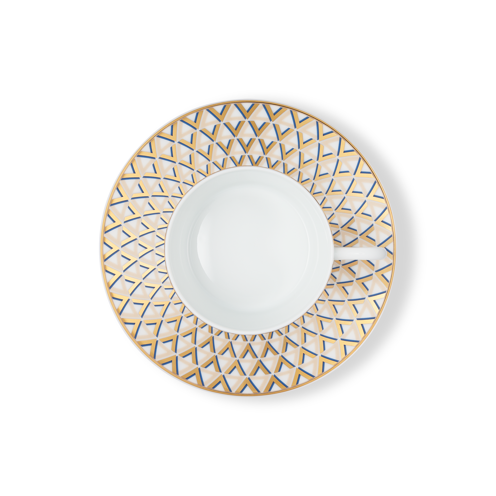 Set de 2 tasses à thé et soucoupes Splendor  Malles, Voyage et Maison Maison et Art de la Table Art de la table | LOUIS VUITTON (Zoom produit)