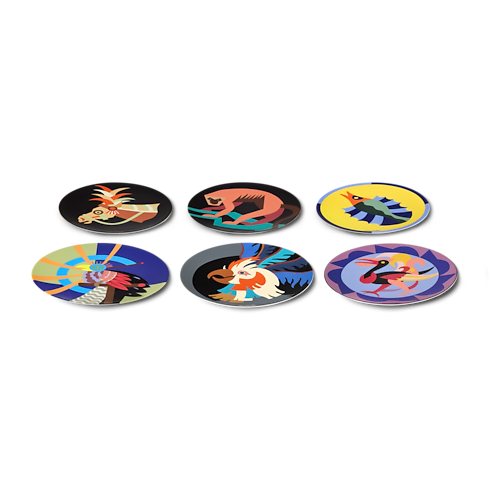 Set de 6 assiettes à dîner Animali Fantastici Malles, Voyage et Maison Maison et Art de la Table Art de la table | LOUIS VUITTON (Zoom produit)
